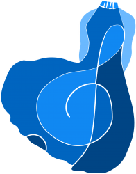 Girl in Blue Music logo