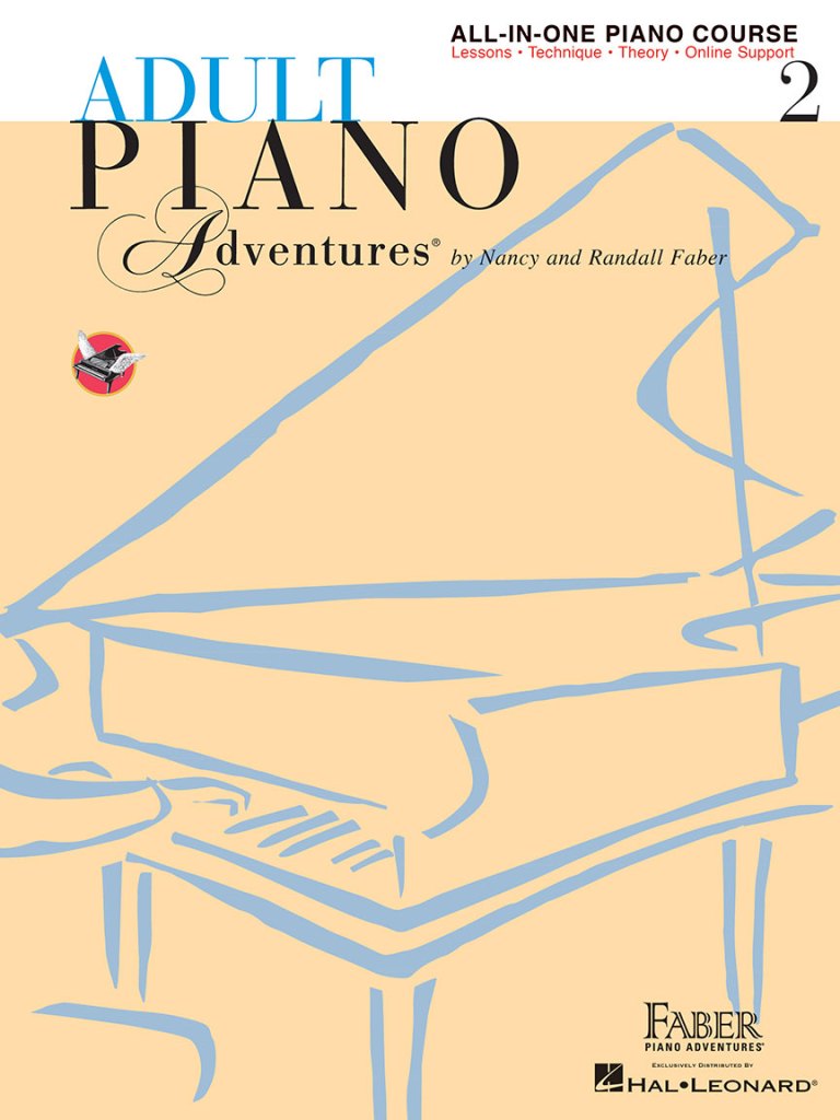 Book Cover: Adult Piano Adventures All-in-One Piano Course Book 2
