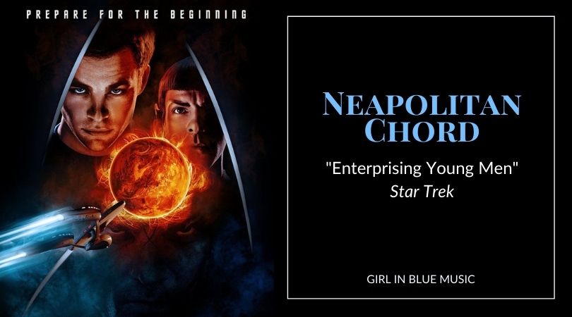 Neapolitan Chord in "Enterprising Young Men" from Star Trek